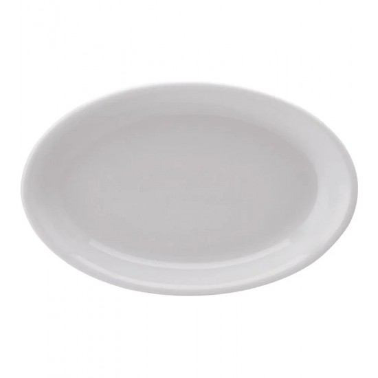 Travessa 21cm Oval Rasa De Porcelana Schmidt